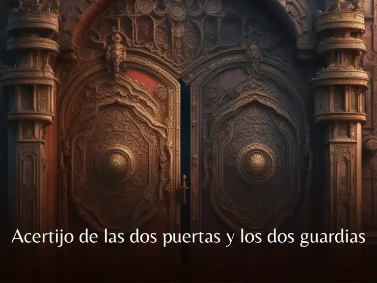 Acertijo de las dos puertas y los dos guardias